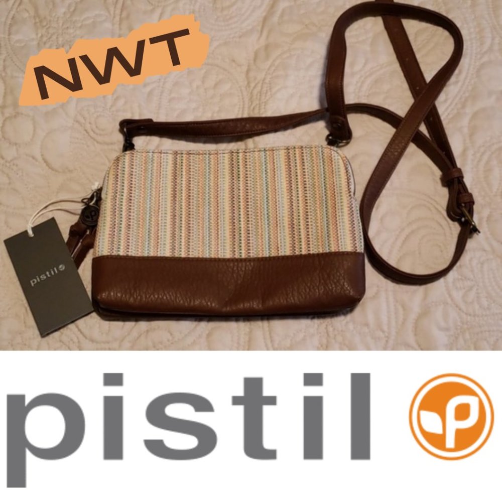 Pistil Crossbody Multicolored Bag NWT